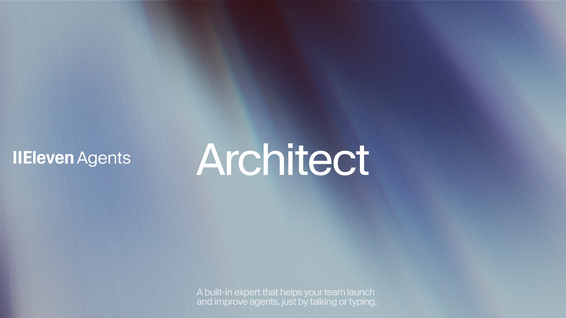 Introducing ElevenAgents Architect