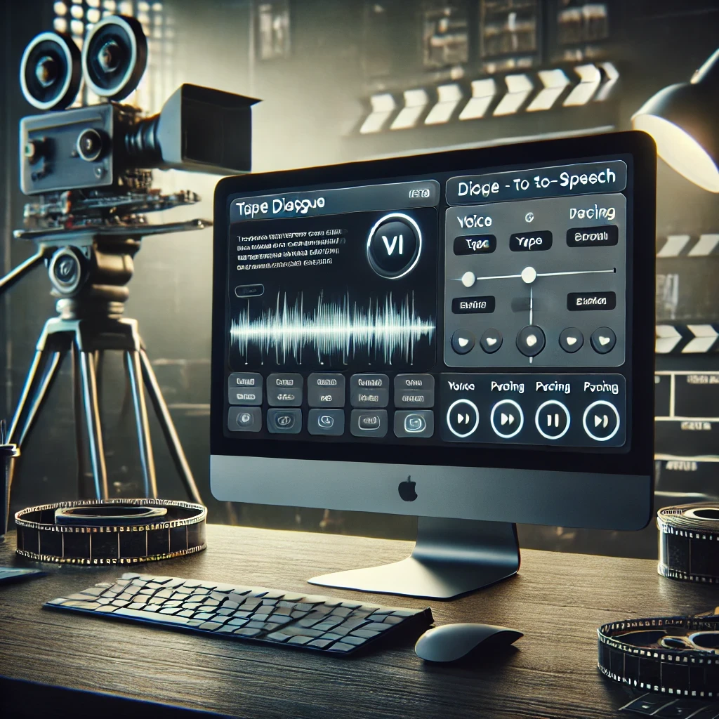 AI tools for filmmakers: dialogue with text to speech