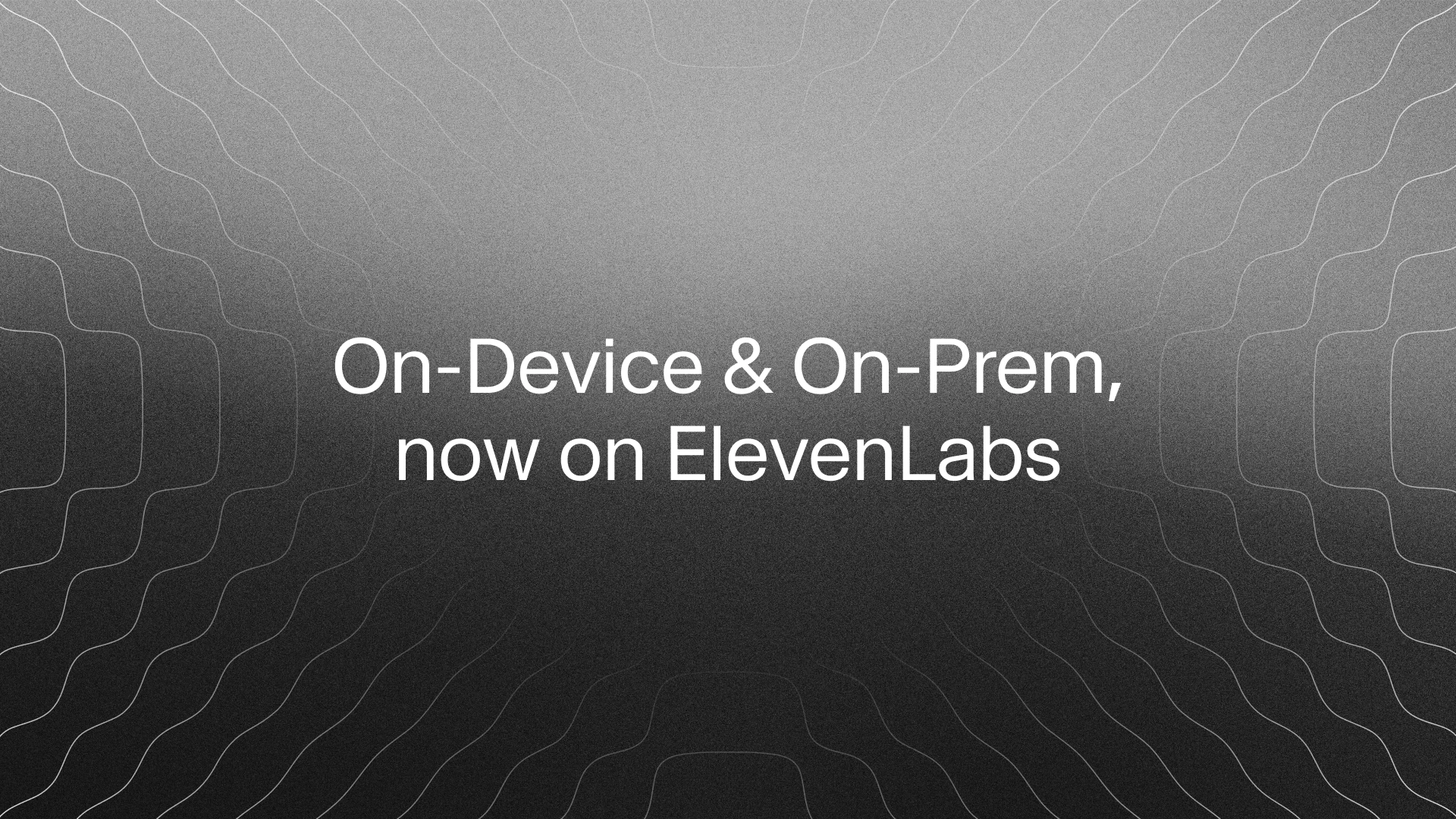 Enterprise voice AI, deployed locally