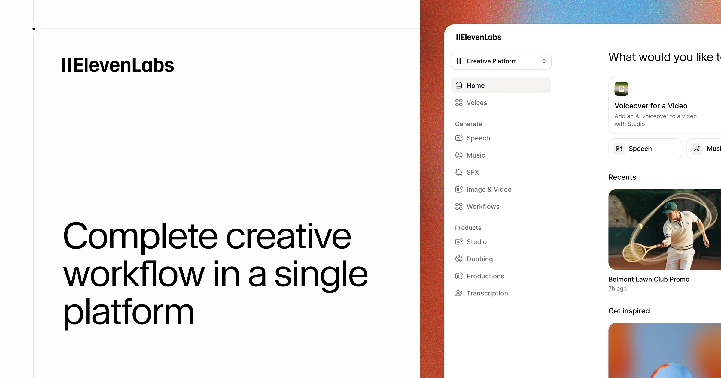 ElevenCreative by ElevenLabs
